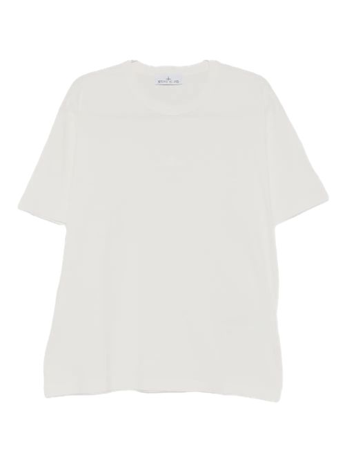 Stone Island ORGANIC COTTON JERSEY Avorio Stone Island | K2S152100035S0050V0093 IVORY